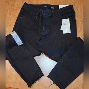 NWT Old Navy Rockstar Super Skinny Jeans, Black Size 4
